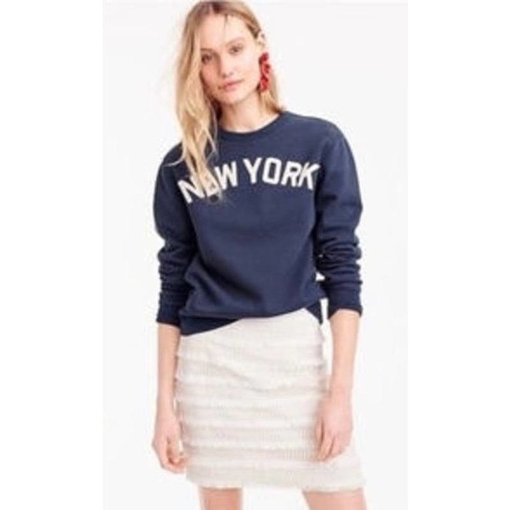 J. Crew Tiered Fringe Lace Ivory Mini Skirt